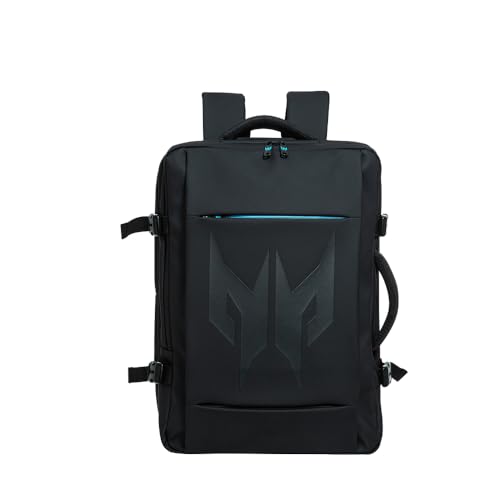 Mochila Acer Predator Robust PBG470 Preta com detalhes azuis 30 litros com 6 compartimentos internos