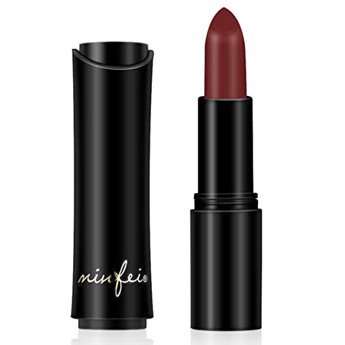 Lipstick High Impact Lipcolor Long Lasting Waterproof Red Color with Vitamin E and Mineral Oil, Longwear Soft, Ultra-Hydrating moisturizing Lipcolor 0.13 oz