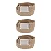 CTM Kids' Elastic Adjustable Belt with Magnetic Buckle (Pack of 3), Khaki