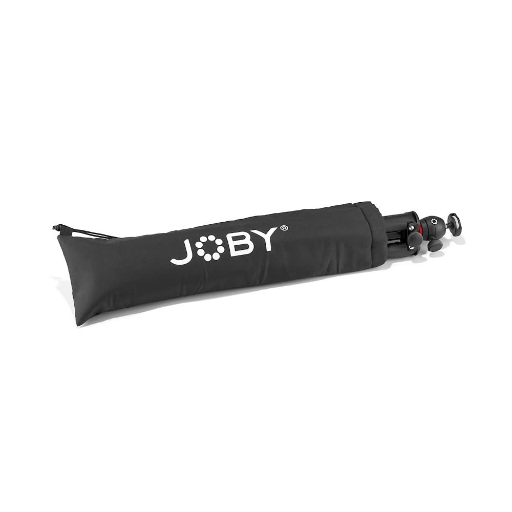 Joby Compact Light Kit, Treppiede Smartphone/Fotocamere con Testa a Sfera, Supporto per Smartphone Universale, Borsa di Trasporto, per CSC, Reflex, Mirrorless, Smartphone, Nero, Capacità 1,5 Kg