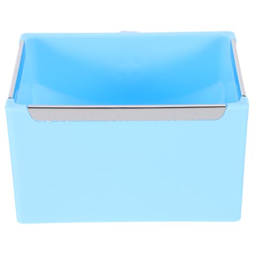 OUNONA 鳥の餌箱 鳥かごフィーダーカップ 鳥かご用ウォーターサーバー オカメインコ給水器 セキセイインコ給水器 鳥の餌入れ 鳥のボウル 鳥用餌入れ 鳥の水鉢 Sky-blue プラスチック