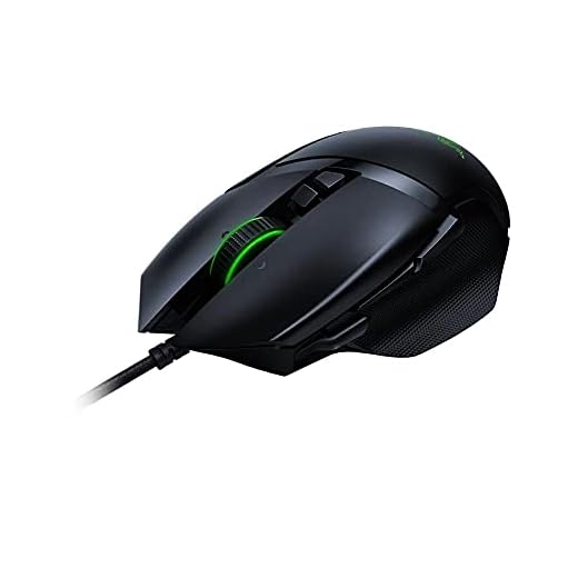 Razer Basilisk Gaming Mouse: 16,000 DPI Optical Sensor - Chroma RGB Lighting - 8 Programmable Buttons - Mechanical Switches - Customizable Scroll Resistance - Classic Black