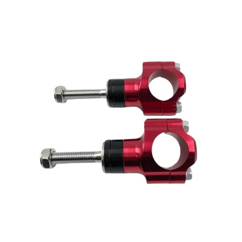 Réhausseur de guidon moto 28mm réglable alu CNC collier universel M10 pas de vis 1.5