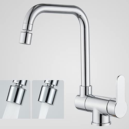 Mitigeur cuisine noir rotation 360 pliable pour évier avec fenêtre - 4