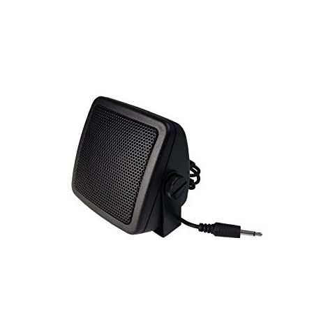 Anteenna TW-10-STRAIGHT Type CB EXTENAL Speaker for Mobile Transceiver (Ham Radio/CB Radio) with Swivel Bracket 5W 1.8M Cable with 3.5mm Mono Straight Type Plug Cover