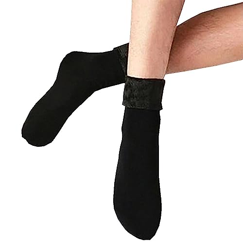 Meia Masculina Térmica Canelada com Pelúcia Fleece Frio Intenso: Kit 2 pares cores sortidas Cano Méd