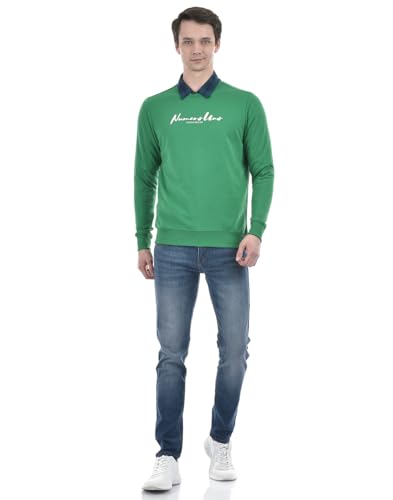 Image of Numero Uno Men's Varsity Red Statement Sweatshirt