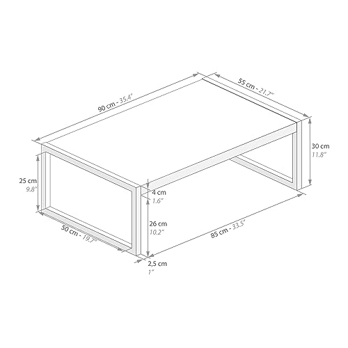 Mobili Fiver, Coffee Table, Luxury, Rustic Wood, Made In Italy #TOP2