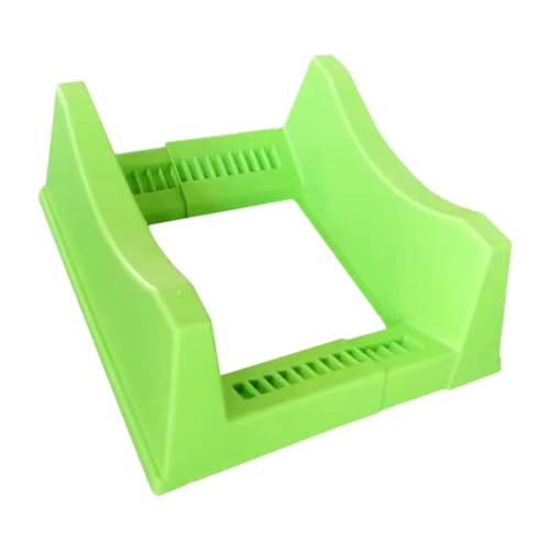 KiBcsLic Espositore per Pneumatici per Auto con Supporto per Cerchioni Regolabile in Larghezza, Espositore per Ruote per Esposizione, Verde