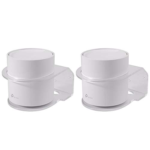 BECEMURU Support de Support de bâti Stabilité Protection de bâti de Support d'Acrylique avec Le Tournevis pour Le système de Wi-FI de Maille entière de Maison de TP-Link Deco X20/X60 WiFi (2 Paquet)