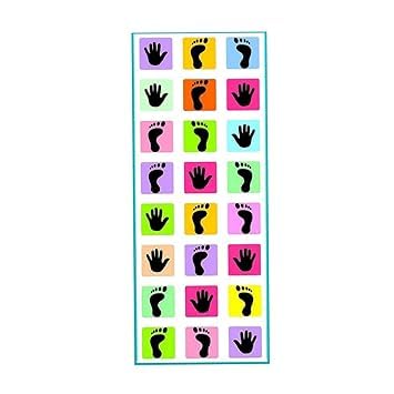 DK SHOPPER~HOPSCOTCH Game Umbo Kids Play Mat (40" x 108") | Kith-Kith, Stapu, Langdi, Ekka Dukka, Paandi, Kunte Bille | Unique Balancing Game | Large Size for 3 Years and up