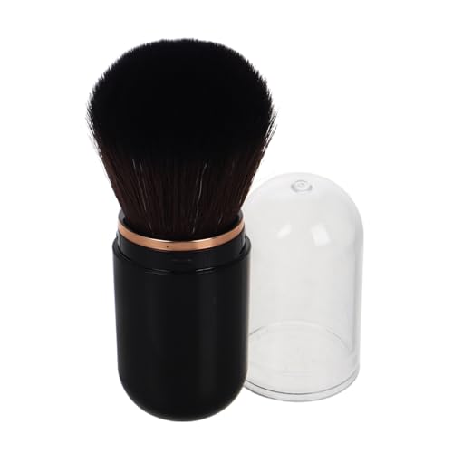 Healeved Mini Blush Brush Set Retractable Travel Makeup Brush Powder Foundation Applicator Portable Makeup Tools for Women