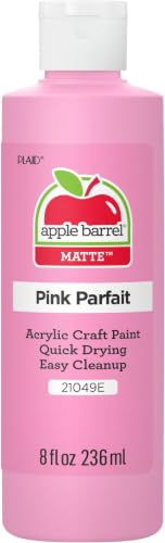 Apple Barrel, Acrylic Paint, 8 fl oz, Pink Parfait, (Pack of 12)