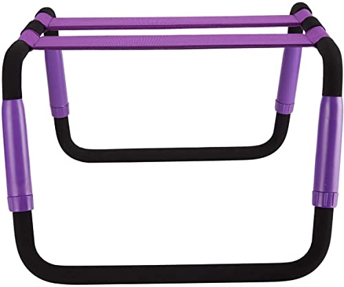 Moonight Adjustable Folding Chair Portable Posture Assist Chair Couples Stool Multifunction Detachable Stool Elastic Waterproof Furniture For Bedroom Bathroom Bear Weight Up To 300 Pounds (Purple) #TOP7