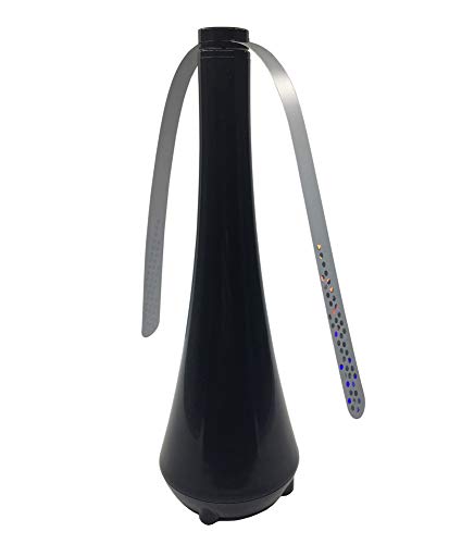 Fly Fans for Table Indoor Outdoor Meal, Portable Patio Camping Table Fan , Battery Powered Restaurant Fan (Black Color)