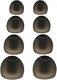 8pcs 2S/2M/2L/2XL (TB) Silicone Tips Compatible with True Wireless Earphones- Jabra Elite Sport, Samsung Gear IconX,Bragi Dash Headphone,Motorola VerveOne, Sol Republic Amps Air, LG HBS-F110 Tone Free