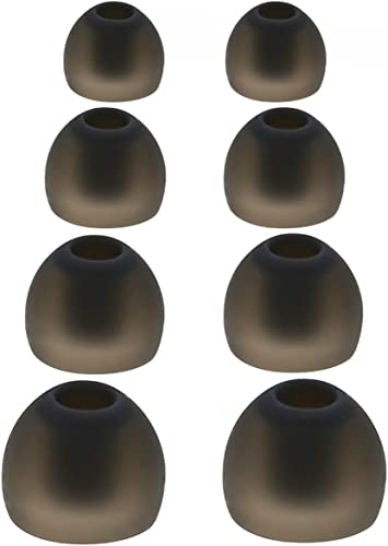 8pcs 2S/2M/2L/2XL (TB) Silicone Tips Compatible with True Wireless Earphones- Jabra Elite Sport, Samsung Gear IconX,Bragi Dash Headphone,Motorola VerveOne, Sol Republic Amps Air, LG HBS-F110 Tone Free