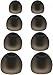 8pcs 2S/2M/2L/2XL (TB) Silicone Tips Compatible with True Wireless Earphones- Jabra Elite Sport, Samsung Gear IconX,Bragi Dash Headphone,Motorola VerveOne, Sol Republic Amps Air, LG HBS-F110 Tone Free