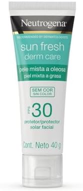 Protetor Solar Facial Para Pele Oleosa Neutrogena Sun Derm Care s...