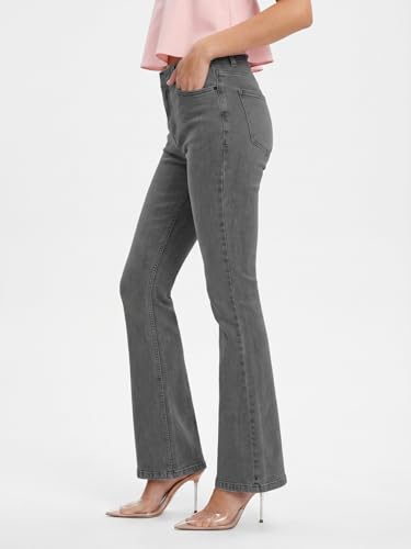 Image of Urbano Fashion Women's Mid Rise Bootcut Washed Jeans Stretchable