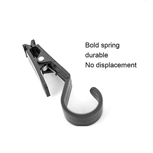 TOPmountain 4 peças de gancho de luz, multifuncional, grampo de fixação de barraca, clipe de gancho,