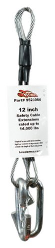Demco9523064 12" Safety Cable Extensions, (Set of 2)