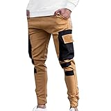 Matériau : les jeans pour homme sont fabriqués en tissu denim de haute qualité, doux, respirant, lisse et élastique. Taille élastique, bas élastique, attache supplémentaire pour un meilleur ajustement.