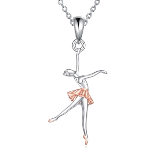 Pendentif ballerine en argent VONALA, l'incarnation de vos rêves d'enfant en véritable bijou