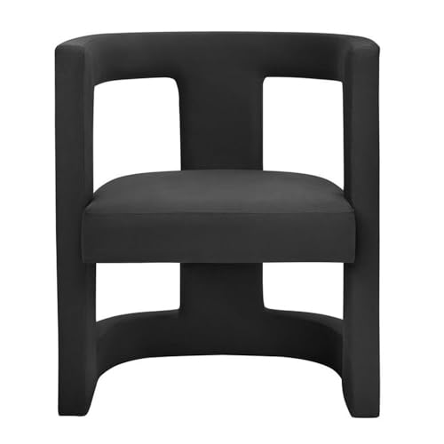 Sillón Plegable Terciopelo Negro miniatura 4