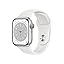 Silver W/ White Band, S/M
