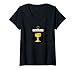 Femme Armoiries Bouteiller - Blason de la famille T-Shirt avec Col en V