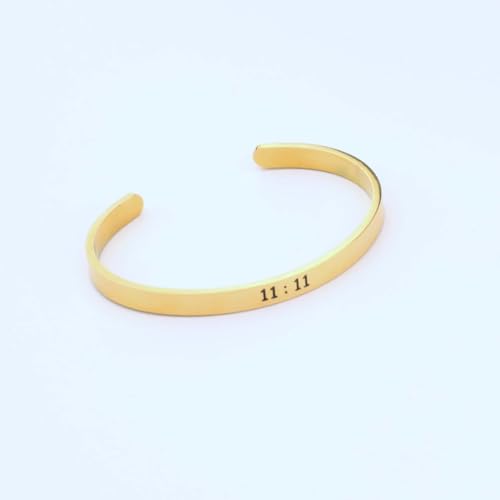 11 : 11 Cuff Angel Numbers Bracelet Make A Wish Gift for Women2