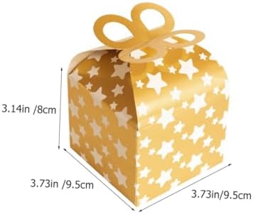 FRCOLOR 12pcs Paper Candy Boxes Party Favor Snack Packing Containers Reusable Decorative Gift Boxes for Wedding Sweets Chocolate Treats with Vibrant Colors and Compact Design image 2