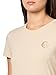 Armani Exchange Women's Circle Moon Graphic Slim Fit Cotton T-Shirt Mirage, Medium