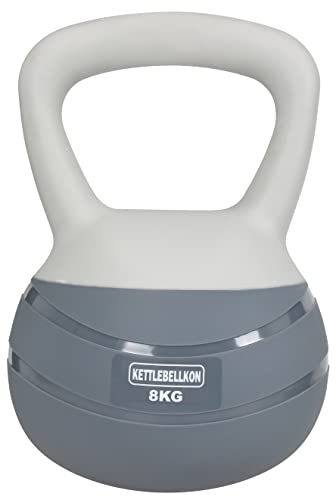 KETTLEBELLKON(ケトルベル魂)ソフトケトルベル (8kg/グレー)