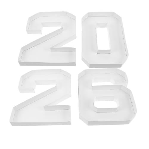 Boîte en carton numéro 2026 à remplir pour charcuterie et bonbons