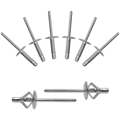 BESTYCHAO 60pcs Tri-Fold Large Head Rivets Cover