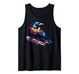 Blackbird Bird Illustration Tie Dye Art Store