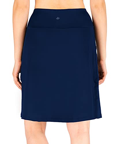 Yogipace Tall Women's UV Protection 20" Long Tennis Running Golf Cycling Skort Active Skirt Built-in Shorts2