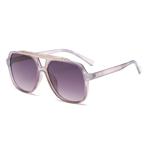 Lunettes de soleil rétro de mode avec protection UV totale pour adulte