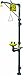 Bradley S19-310PVC PVC 3 Spray Head Combination Drench Shower and Eye/Face Wash Unit, 20 GPM, 9" Width x 88-1/2" Height x 26-3/8" Depth, Yellow