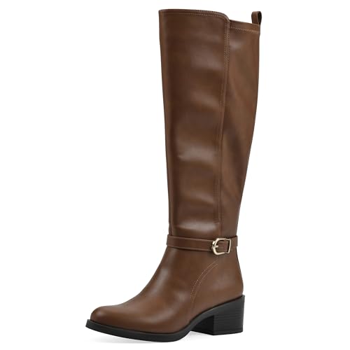 WHITE MOUNTAIN Women's Custom Block Heeled Tall Shaft Riding Boot