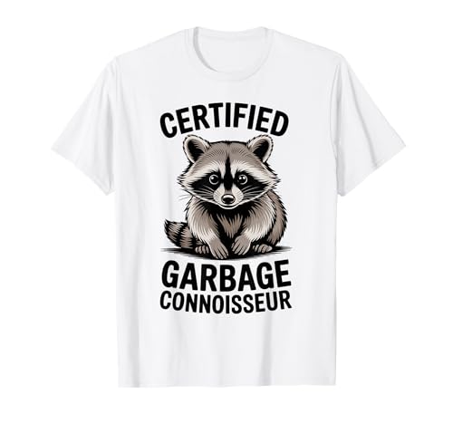 Funny Raccoon Meme Humor Vintage Opossum Fun Garbage Trash T-Shirt