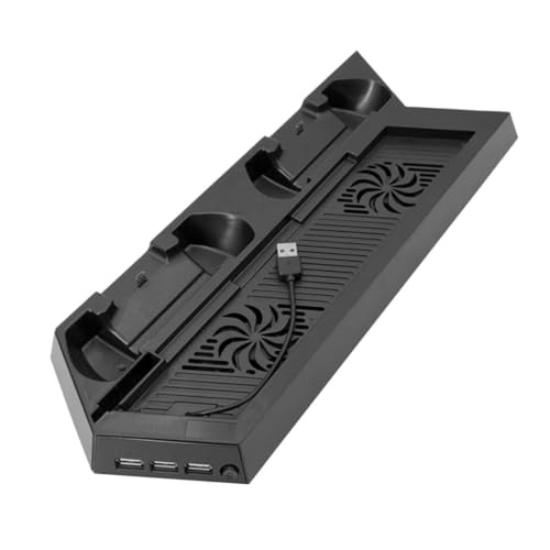 Base de enfriamiento TEHAUX para portátil con ventiladores y hub miniatura 6