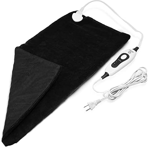 iReliev Plush Heating Pad - (24” x 12”) - Fast Heating - Dry Heat Therapy - Ultra-Soft, Soothing Heat - Auto-Off - Neck, Shoulders, Back, Abdomen, Legs, Arms - Pain, Inflammation & Cramps Cover