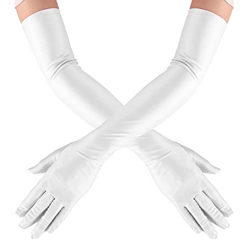 Lange Glänzende Handschuhe Von HAAC – Perfekt Für Karneval & Partys
