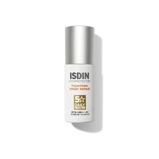 ISDIN - Foto Protector Magic Repair Fusion Water SPF 50 - Protector solar facial de fase acuosa, triple acción anti-fotoenvejecimiento, 50 ml | Ya disponible en tu tienda friki favorita! En mundofriki.es!
