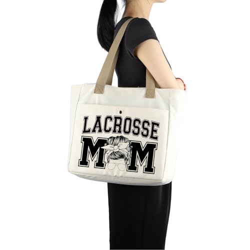 Bolso Tote para Mujer MBMSO Lacrosse Mom miniatura 2