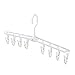 JIAYING Stojaki na ubrania Składany Wieszak Na Pranie Suszenie Suszarka Plastikowa Pralnia Suszarka Suszarka Wieszak, Wieszak Drip Saver Space, Z 8 Klipami, Do Suszenia Ręcz(Size:8 Pack,Color:Biały)