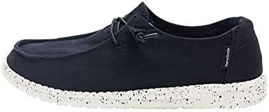 Hey Dude Women's Wendy L Black Size 6 | Women’s Shoes | Women’s Lace Up Loafers | Comfortable & Light-Weight